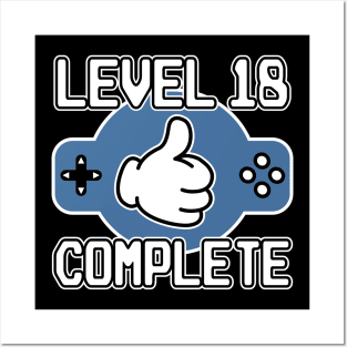 Level 20 Complete 20th Birthday 20 Years Gamer Posters and Art